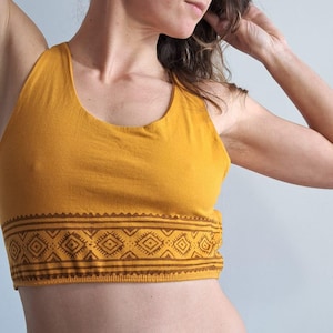 Yoga Crop Top Flower of Life