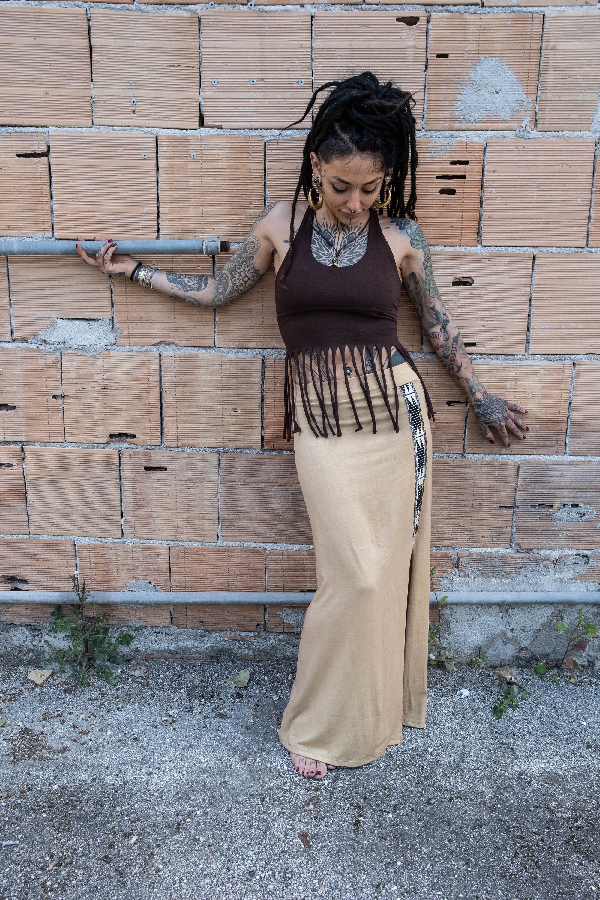 Gonna lunga gitana Etsy Italia
