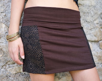 Shipibo print skirt