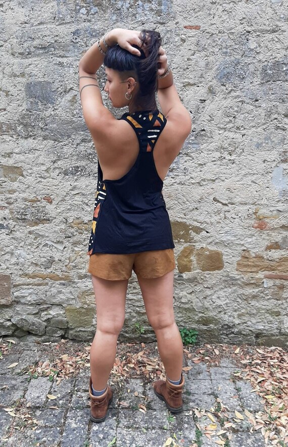 african print tank top
