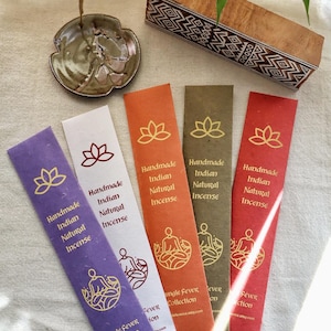 Natural Indian incense for relaxation and healing