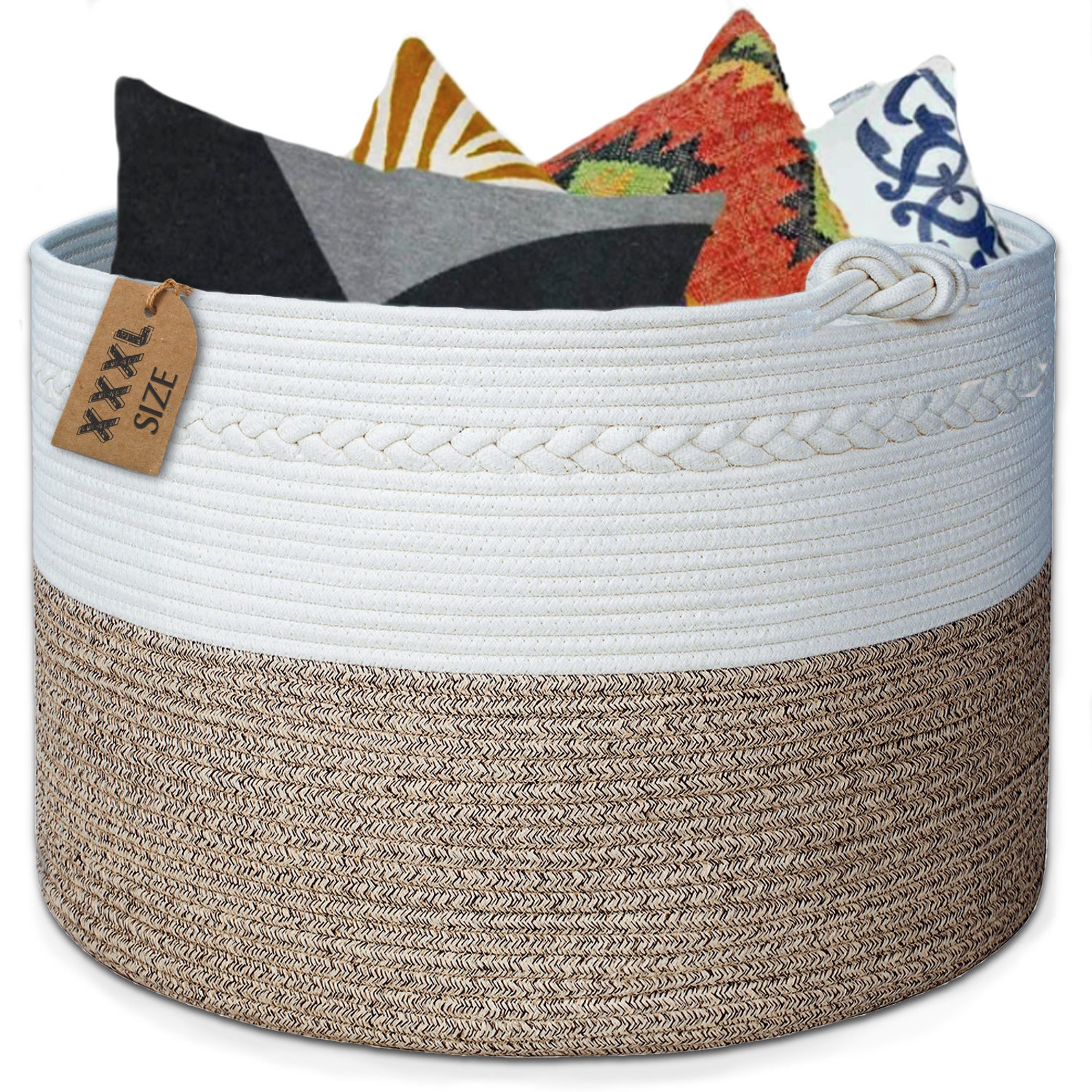 Piper and Olive Large Woven Basket Large Baskets for Etsy