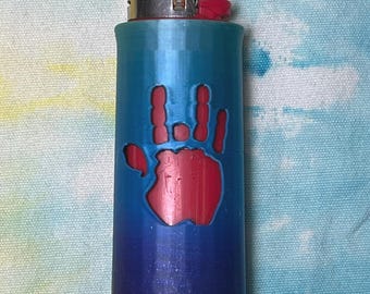 HAND Lighter Case / Jacket — Thick Wall Case — 3D Printed Bic Sleeve