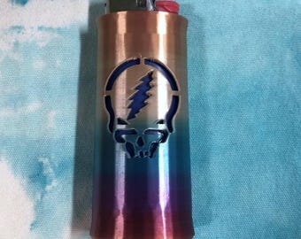 Skull Lighter Jacket — Thick Wall Case — 3D Printed Bic Sleeve (Batch 2)