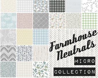 Farmhouse Neutrals Micro Collection Cover Dividers Dashboards Happy Planner Micro Notebook