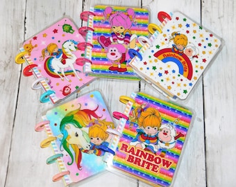 Rainbow Brite Collection Happy Planner Covers Set Dividers Dashboard