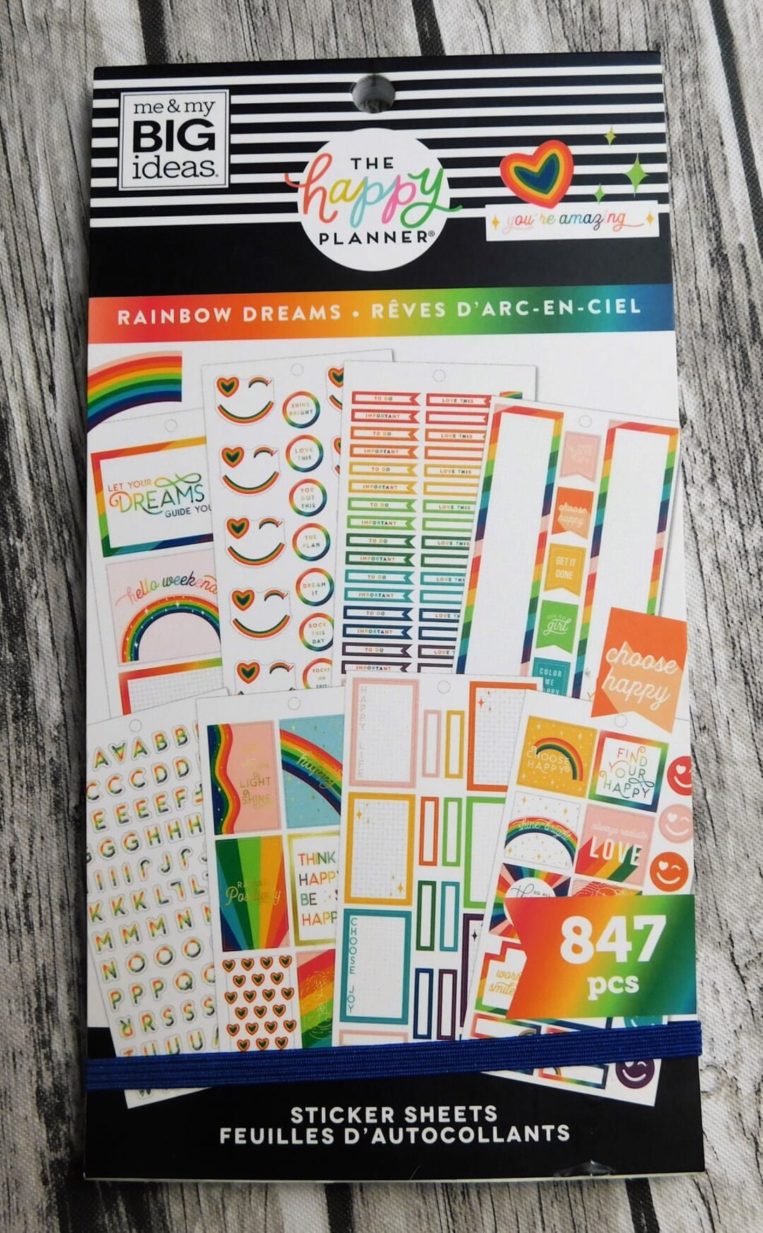 Rainbow Dreams (847) Happy Planner Value Sticker Book MAMBI - Etsy