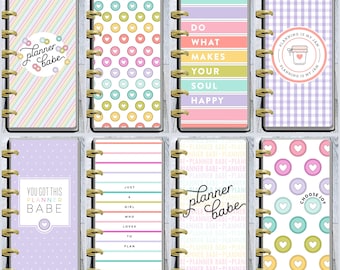 M2M Planner Babe Skinny Mini Covers Dividers Discs Notebook