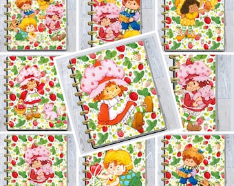 Strawberries Happy Planner Covers Set Dividers Dashboard
