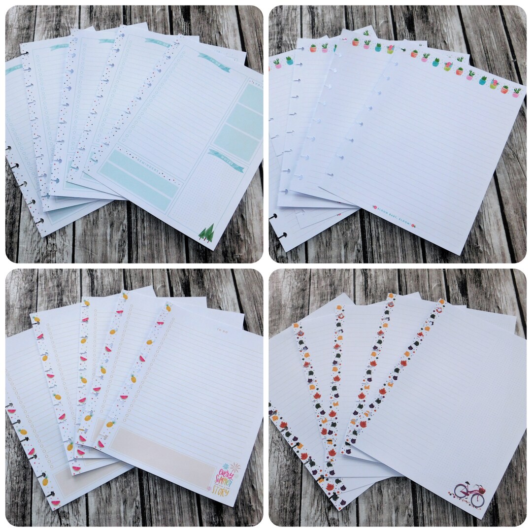 Seasonal Happy Planner Classic Paper Winter Spring Summer Fall Etsy