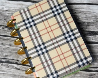 Tartan Plaid Happy Planner Cover Divider Bookmarks Classic Mini Skinny Micro Dividers