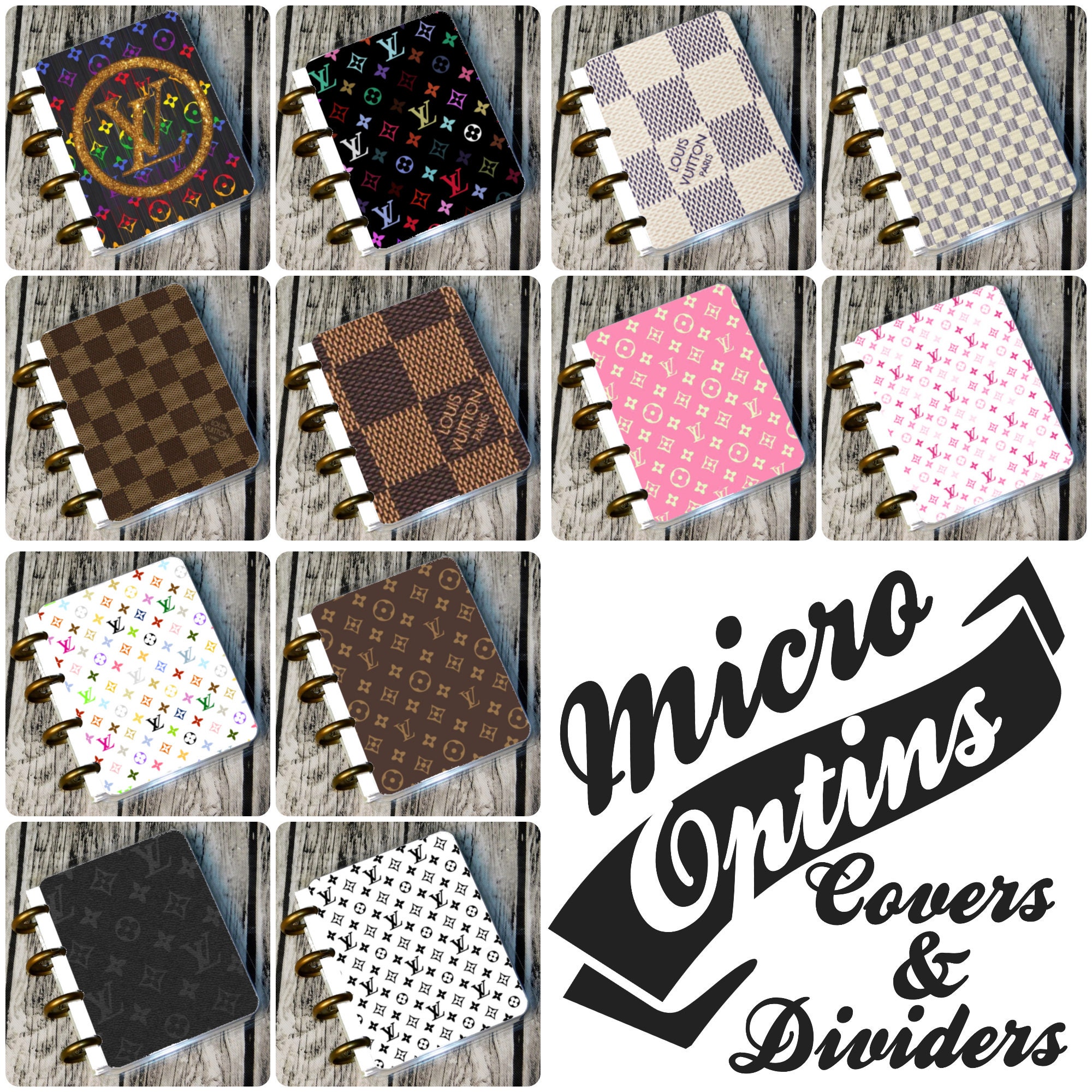 Micro Collection Cover Dividers Dashboards Happy Planner Micro Notebook ...