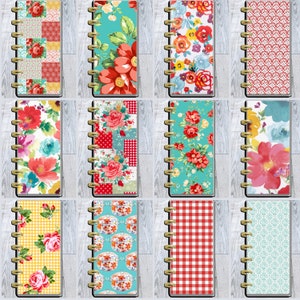 Pioneer Florals Collection Cover Dividers Dashboards Happy Planner Skinny Mini Notebook Woman