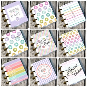 Planner Babe M2M Micro Collection Cover Dividers Dashboards Happy Planner Notebook Planning