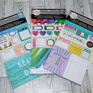 Accessory Sets The Happy Planner MAMBI Beach Vibes Super Fun Watercolor