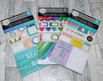 Accessory Sets The Happy Planner MAMBI Beach Vibes Super Fun Watercolor