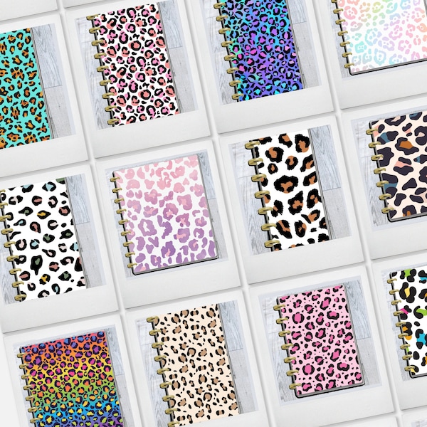 Leopard Print Happy Planner Cover Dividers Collection Wild Cheetah