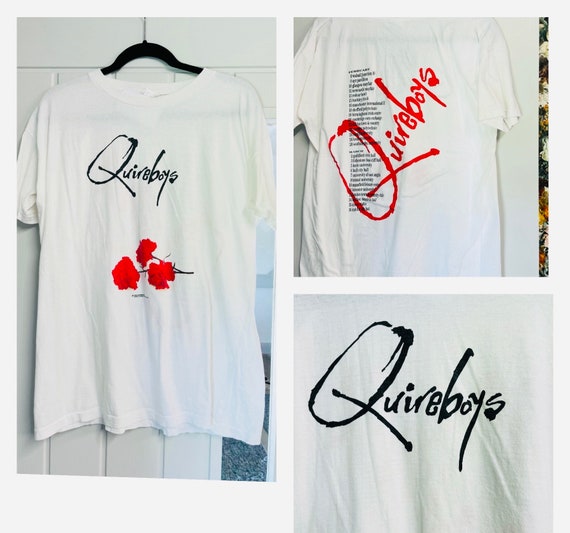 バンドtシャツ ヴィンテージ Quire boys Vintage 1990 London