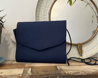 Vintage Bag - Black Crossover Shoulder Bag- Navy Occasion Bag from Barrettts