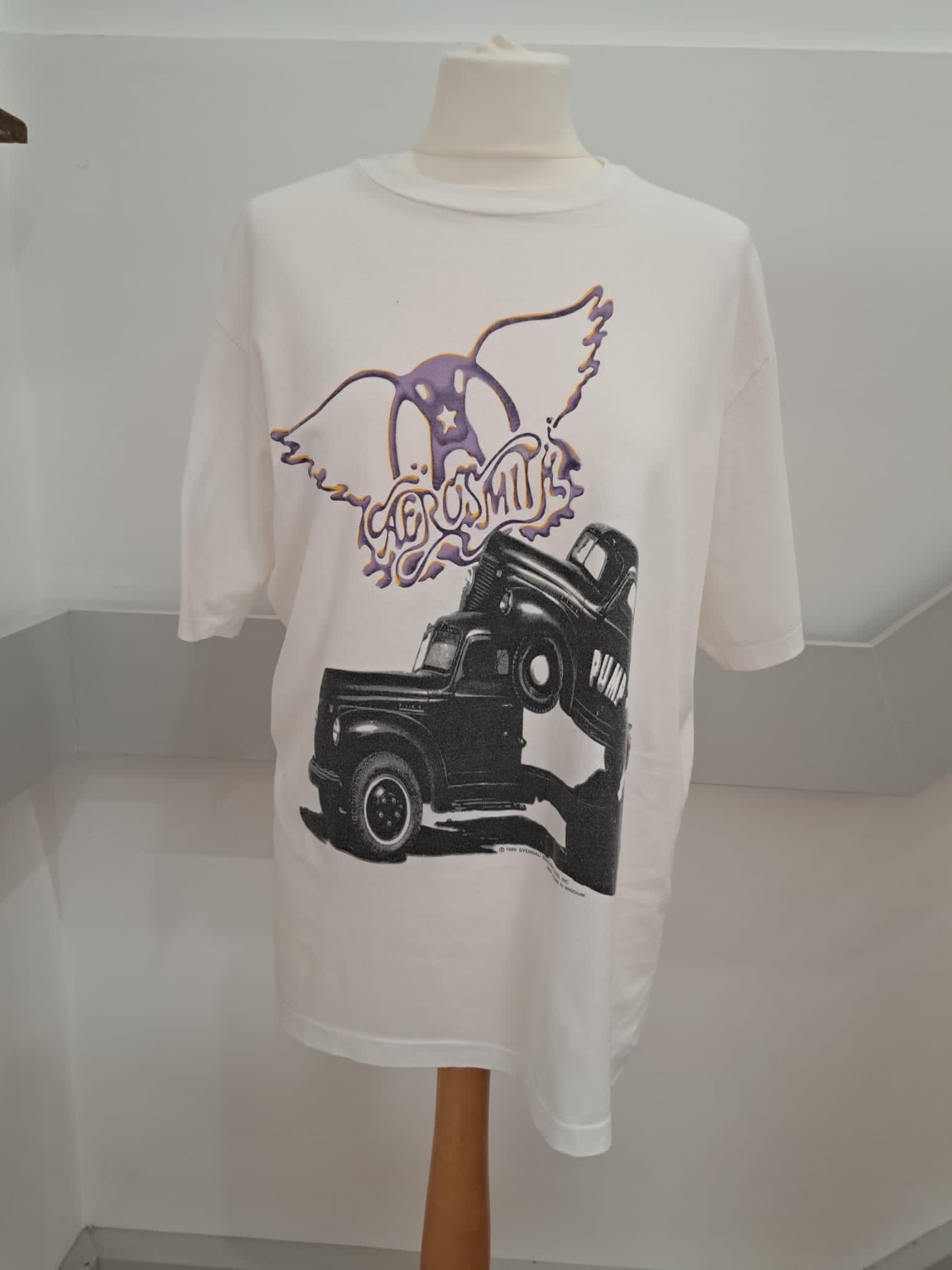 1989年エアロスミス ポンプツアーTシャツ（ヴィンテージ） - シングル