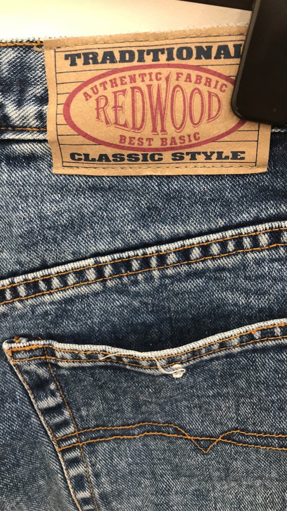 Vintage Jeans by Redwood - Blue Denim - Vintage Wide Leg