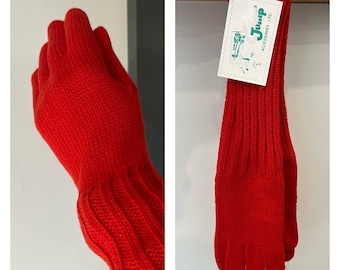 Lange Winter Handschuhe- Vintage Handschuhe - 1980