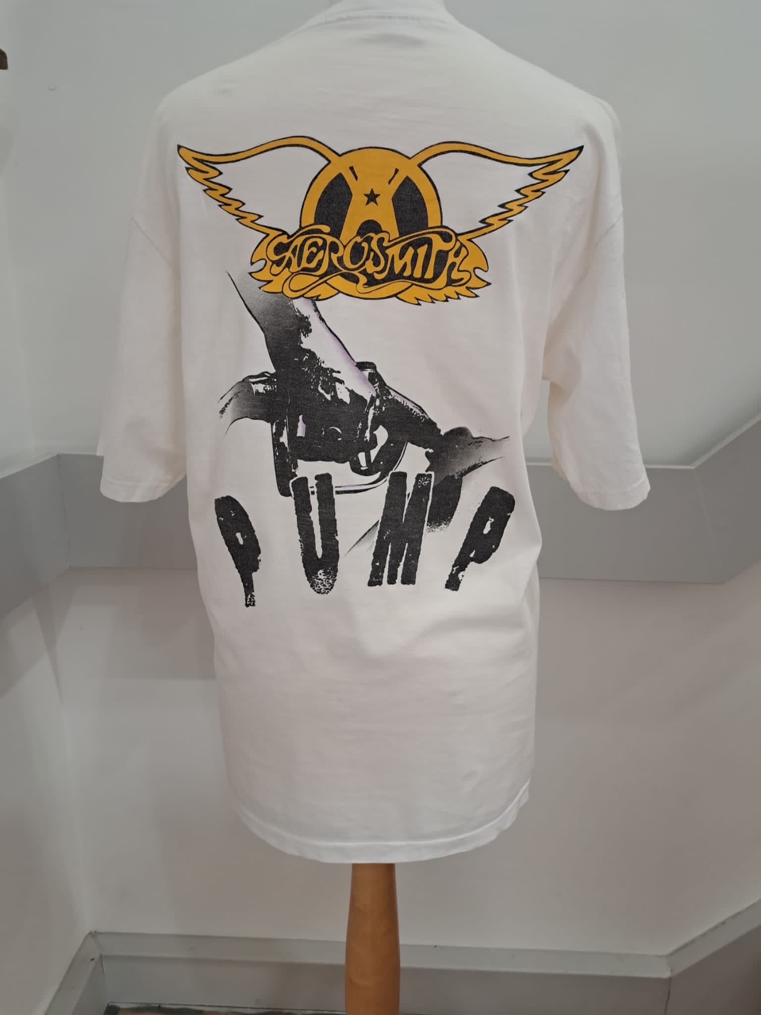 1989年エアロスミス ポンプツアーTシャツ（ヴィンテージ） - シングル