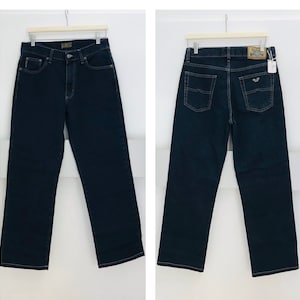 Vintage Jeans - 1990s  - Bootcut Vintage Jeans - Indigo Blue -  W30 L37 Size 12-14 UK
