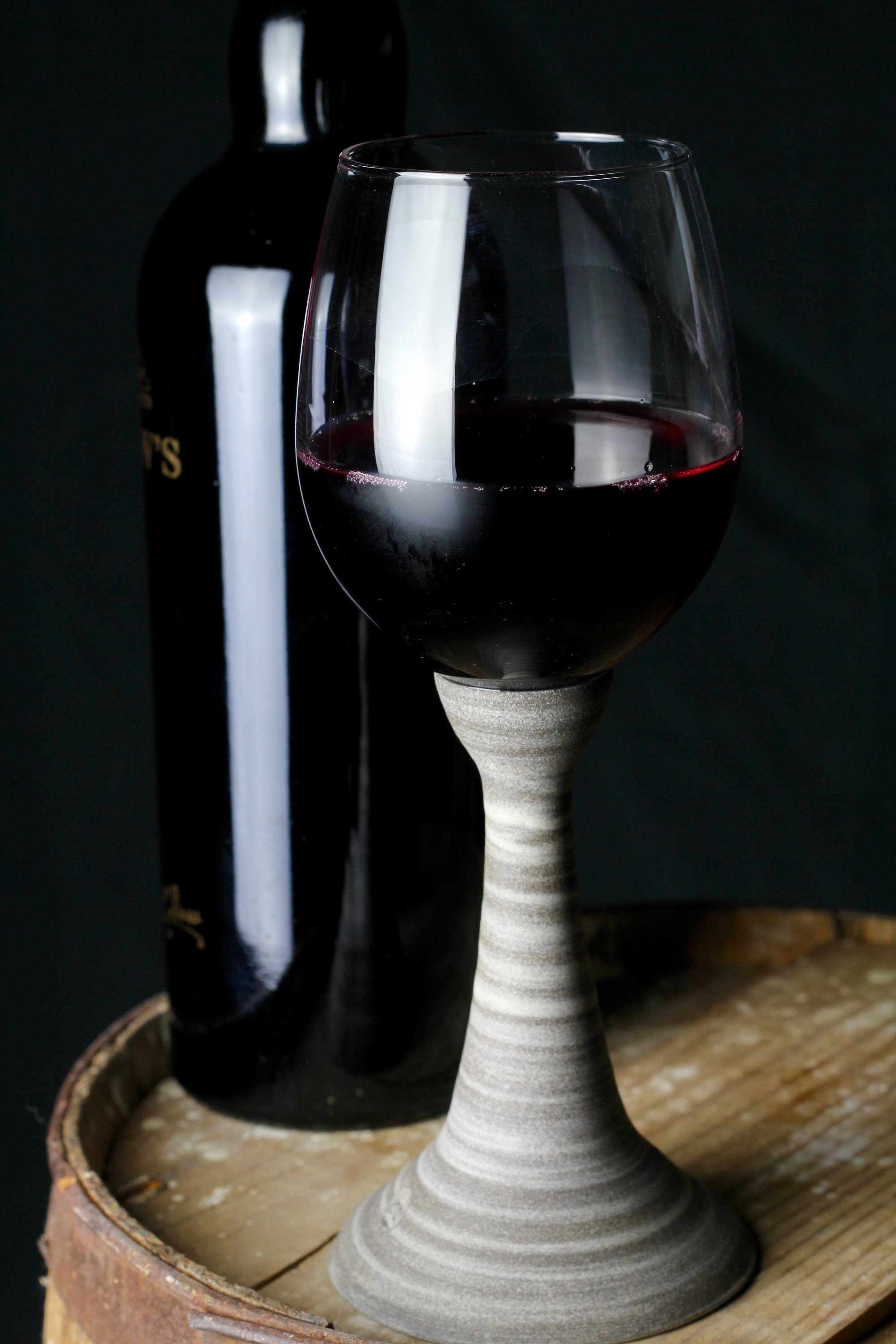 Pottery Stem Wine Glass Ceramic Stem Wine Glass Ceramic Wine Etsy