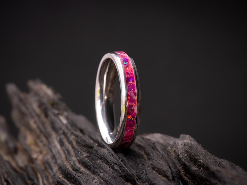 Ruby Inlaid Wring Eternal Dawn Inlay Ring From the Nature's Essence Collection With Ruby ...