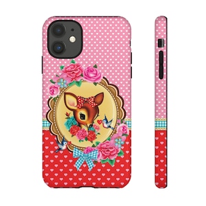 Bambi Tough Case for iPhone, Samsung Galaxy and google Pixel phones, cute deer iphone case bambi tough case