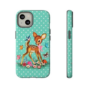 Forrest Bambi Tough Case for iPhone, Samsung Galaxy and google Pixel phones, cute deer iphone case bambi tough case