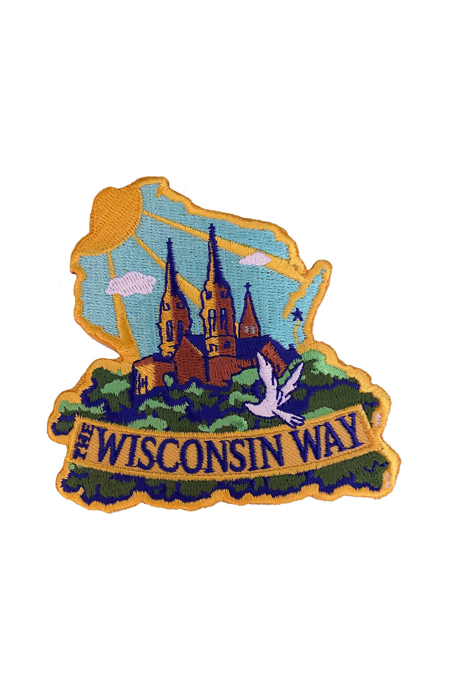 Ispirazione Amore Rosso Giallo Blu - Cucire Ferro Su,Ricamato Toppa - 3 - Foto 8