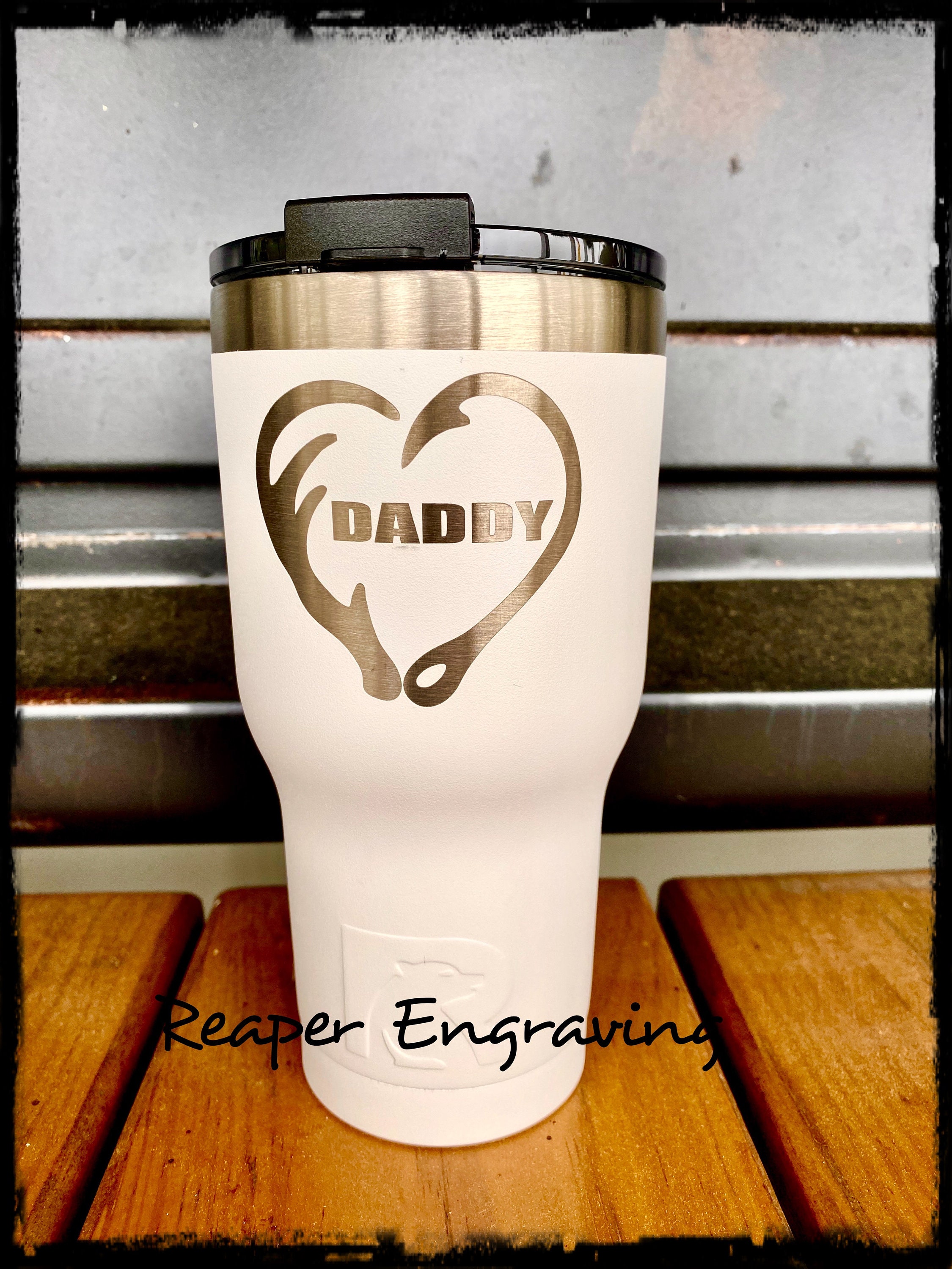 20oz laser engraved RTIC tumbler – Etched Laser LLC