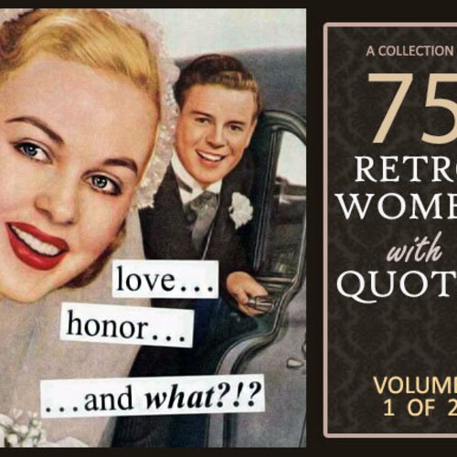 75 Retro Women With Quotes/volume 2 OF - Etsy 75 Retro Women With Quotes/volume 2 OF - Etsy