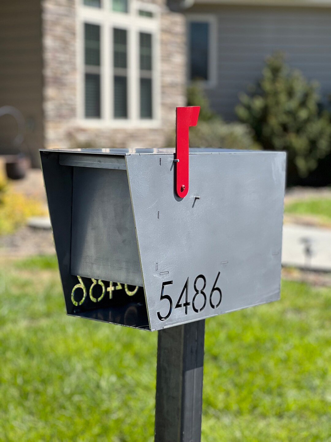 Custom Modern Mailbox Etsy