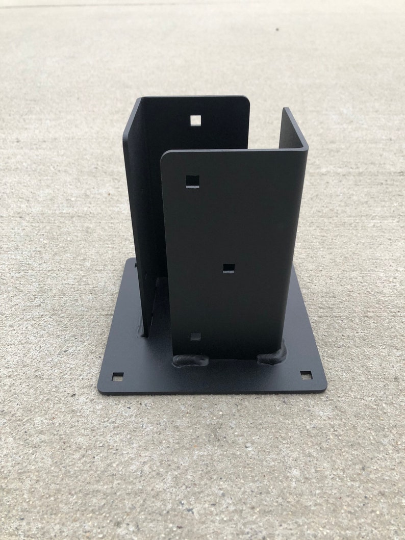Foot/wall Mount Bracket for 4x4 Post Etsy