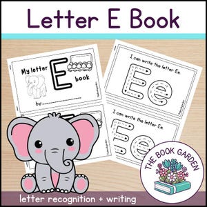 Letter E Activity Book: Alphabet Worksheets for Early Learners (PDF)