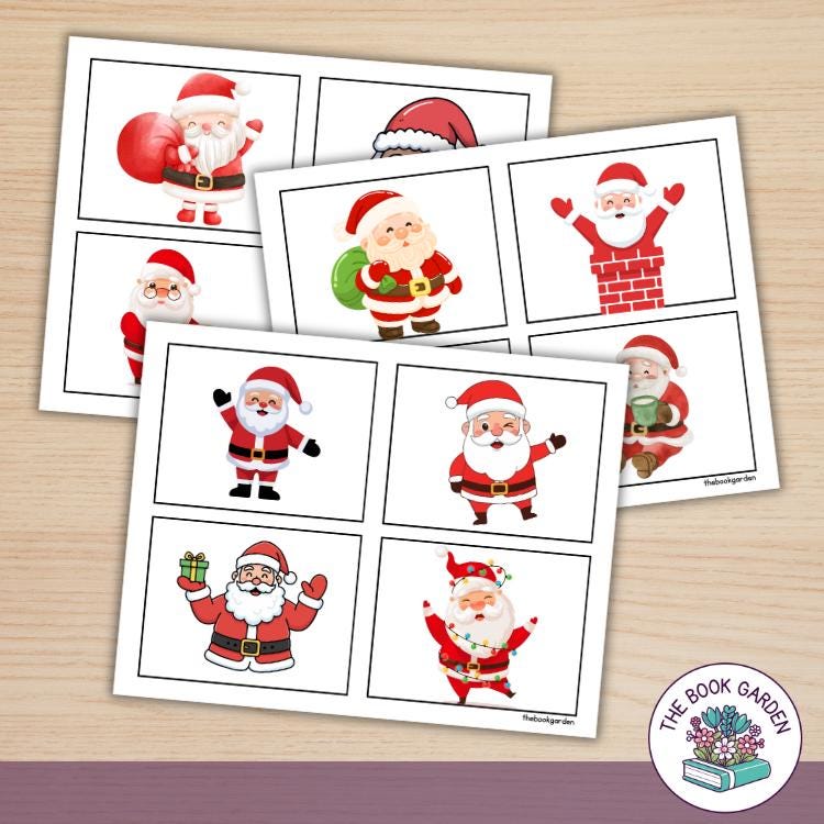 Santa Scavenger Hunt: Christmas Printable Game and Activity for Kids - Etsy