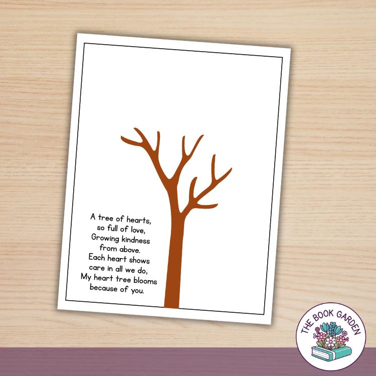 Heart Tree Craft: Printable Art Activity for Kids (PDF) - Etsy