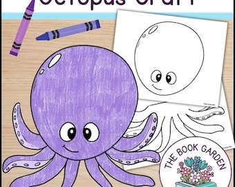 Printable Octopus Craft: Summer Kids Activity (PDF Download