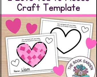 Valentines Day Craft Templates: February Art Projects (PDF Download)