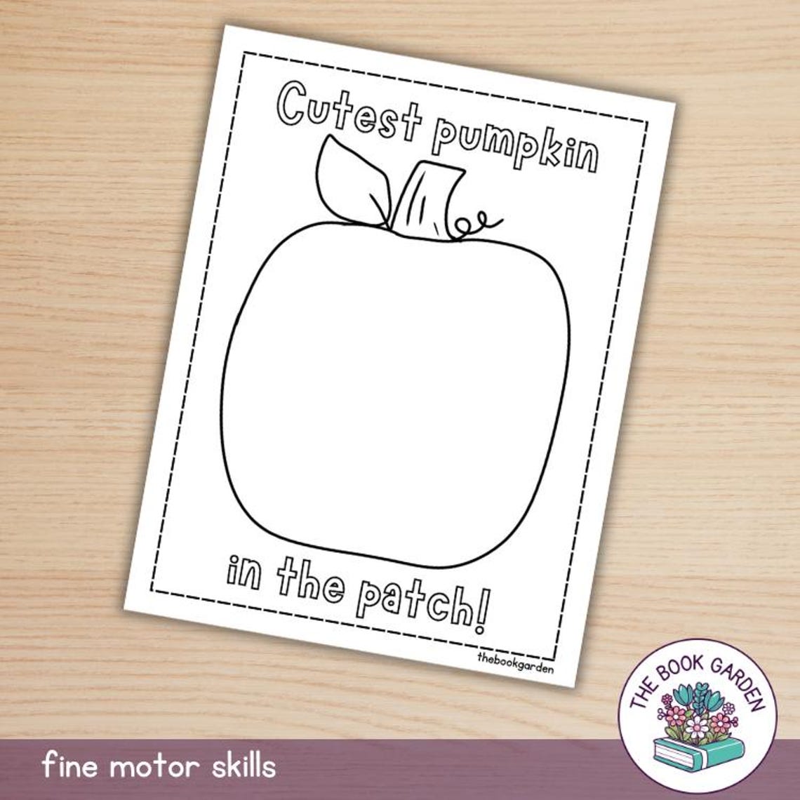 Pumpkin Craft Template for Kids: Fall Art Activity (PDF) - Etsy