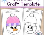 Penguin Ripped Paper Craft Template: Printable Art Activity for Kids