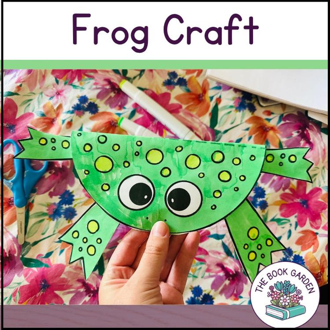 Frog Craft: Spring Craft for Kids (PDF File) - Etsy