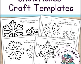 Snowflake Craft Templates: Winter Art Projects (PDF Download)