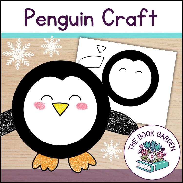 38 Penguin Crafts: Fun and Creative Ideas for the Whole Family 2 Penguin Craft: Printable Art Activity for Kids (PDF)