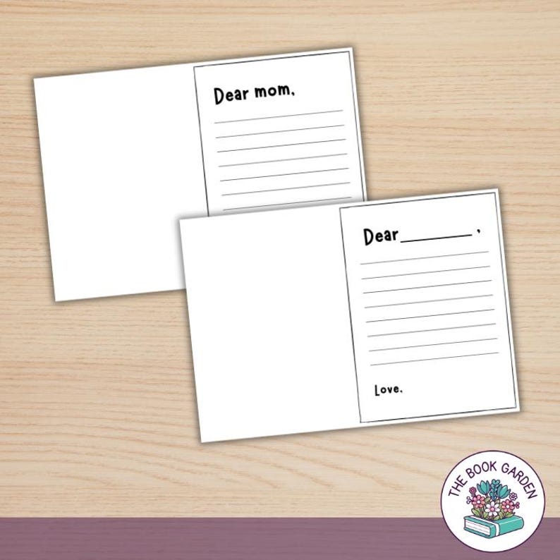 Mother's Day Card : Printable Art Activity for Kids (PDF) - Etsy
