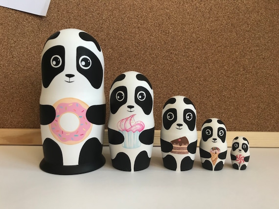 panda nesting dolls