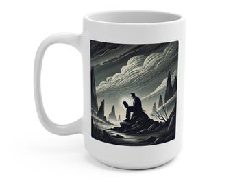 Frankenstein' Zitat Tasse 2 - Mary Shelley Geschenk für Buchliebhaber und Literaturfans - Wie gefährlich ist der Erwerb von Wissen.